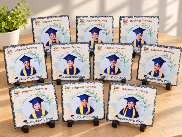 Odyssey Nursery Graduation 2026 Chiseled Natural Rock Slates